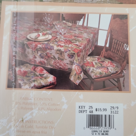 Fall Tabelcloth Oblong 52"x70" NWT - Picture 3 of 6